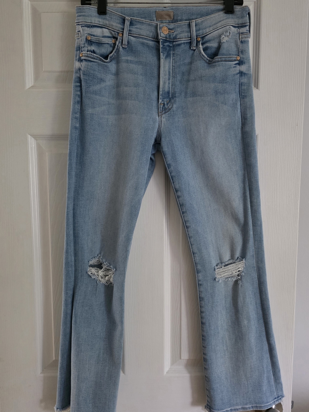 MOTHER The Outsider Ankle Chew Jeans in Poisoned Petals size 31